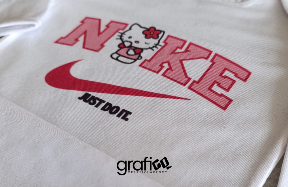 Nike Hello Kitty T-Shirt Tasarım Dosyası